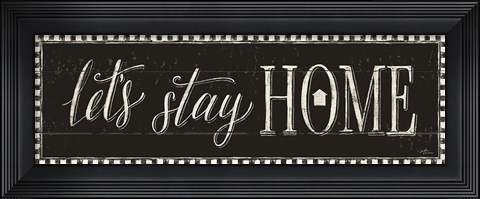 Framed Country Thoughts II Black Print
