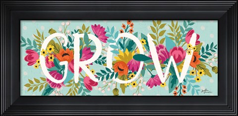 Framed Romantic Luxe XVI Print