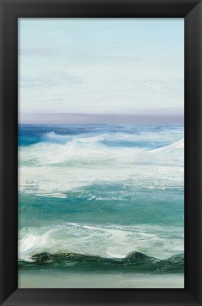 Framed Azure Ocean III Print