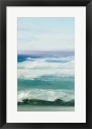 Framed Azure Ocean III Print