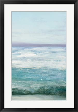 Framed Azure Ocean IV Print