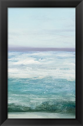 Framed Azure Ocean IV Print