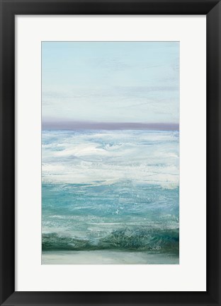 Framed Azure Ocean IV Print