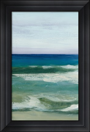 Framed Azure Ocean II Print