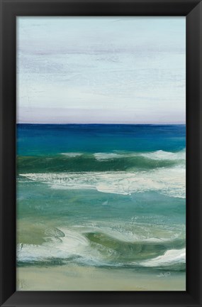 Framed Azure Ocean II Print