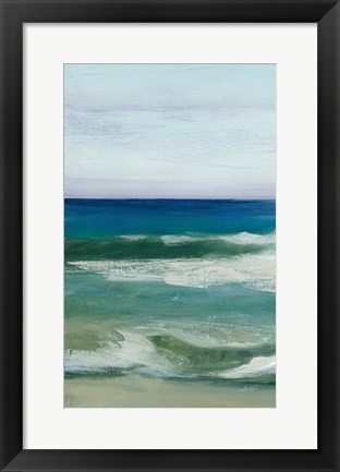 Framed Azure Ocean II Print
