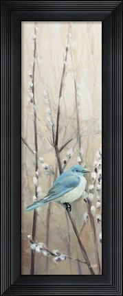 Framed Pretty Birds Neutral II Print