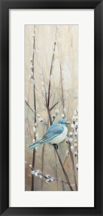 Framed Pretty Birds Neutral II Print