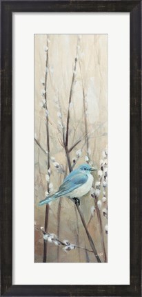 Framed Pretty Birds Neutral II Print