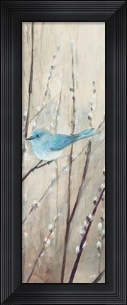 Framed Pretty Birds Neutral III Print