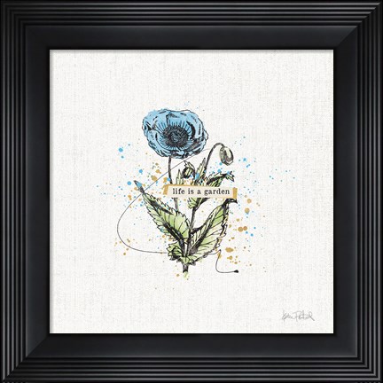 Framed Thoughtful Blooms I Print
