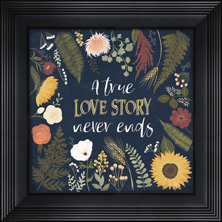 Framed Autumn Romance V Print