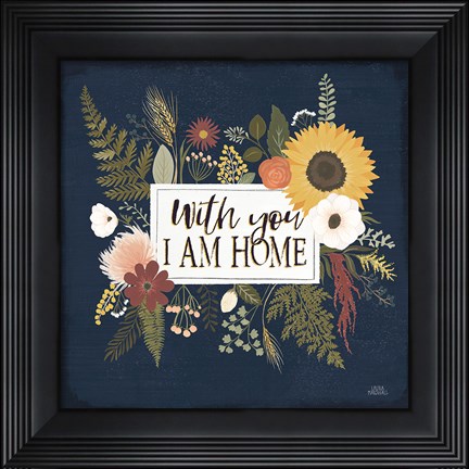 Framed Autumn Romance III Print