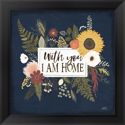 Framed Autumn Romance III Print