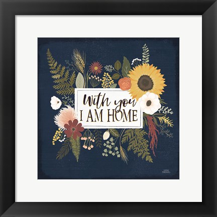 Framed Autumn Romance III Print