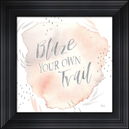 Framed Wonderful World VII Print