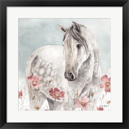 Framed Wild Horses IV Print