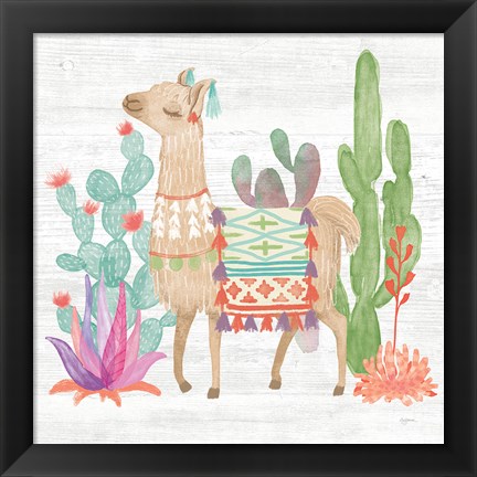 Framed Lovely Llamas IV Print