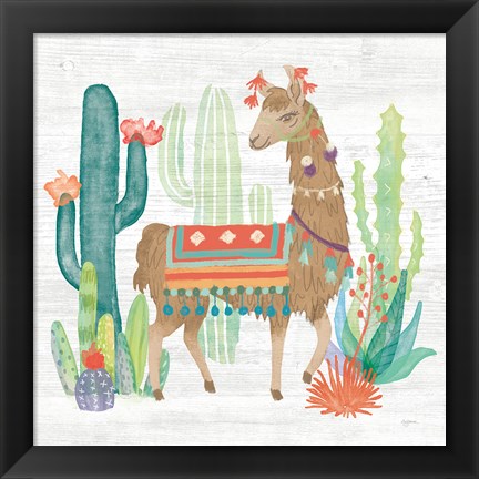 Framed Lovely Llamas III Print