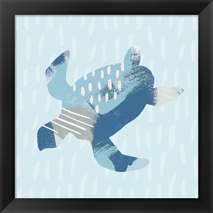 Framed Coastal Cool IV Print