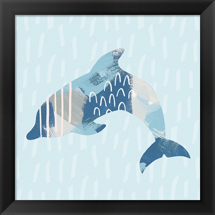 Framed Coastal Cool III Print