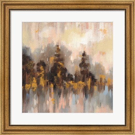 Framed Blushing Forest II Print