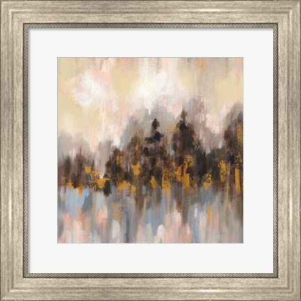 Framed Blushing Forest I Print