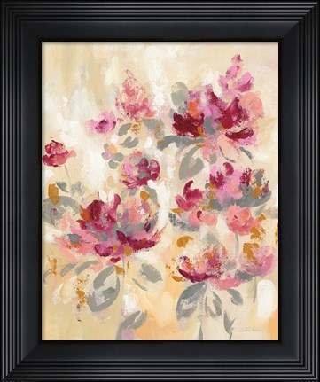 Framed Floral Reflections II Print