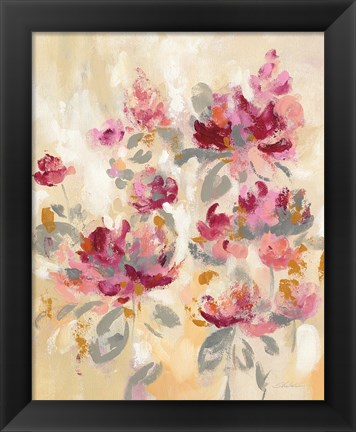 Framed Floral Reflections II Print