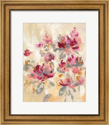 Framed Floral Reflections II Print