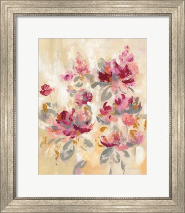 Framed Floral Reflections II Print