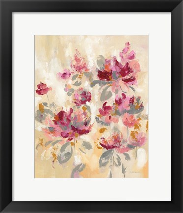 Framed Floral Reflections II Print