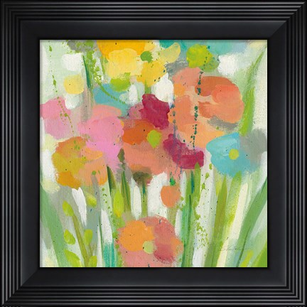 Framed Longstem Bouquet II Square II Print
