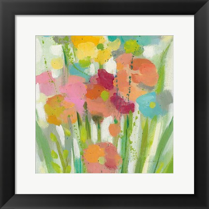 Framed Longstem Bouquet II Square II Print