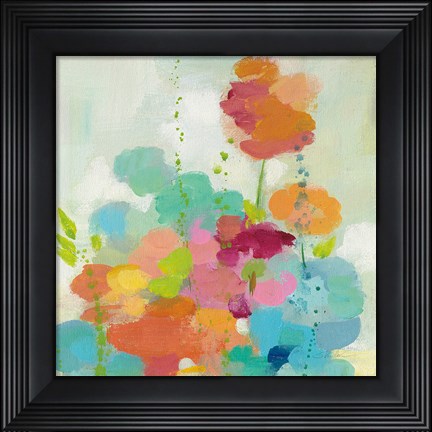 Framed Longstem Bouquet II Square I Print