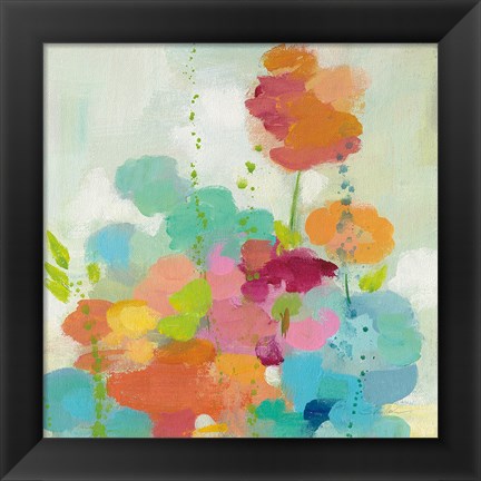 Framed Longstem Bouquet II Square I Print