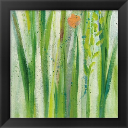 Framed Longstem Bouquet I Square III Print