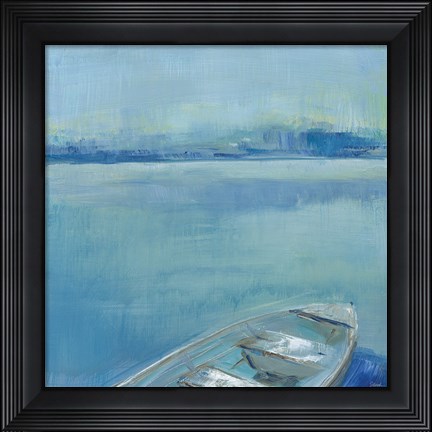 Framed Lake Edge I Print