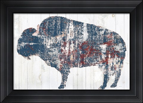 Framed Free Spirit II Red White Blue Print