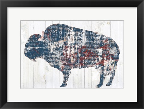 Framed Free Spirit II Red White Blue Print