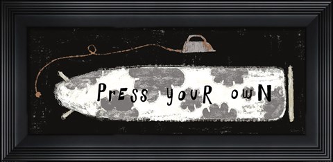 Framed Laundry Rules II Grey Flowers Black Print