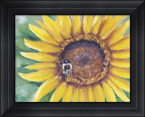 Framed Busy Bee Print