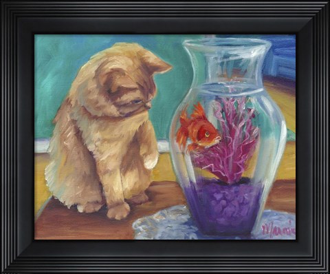 Framed Looking For Trouble 2 Print