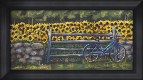 Framed Resting At Buttonwoods Print