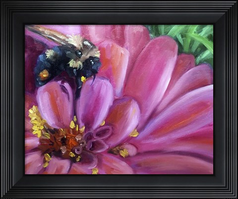 Framed Just Pollenating Print