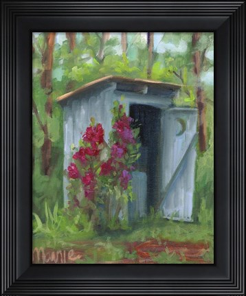 Framed Old Privvy Print