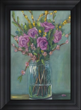 Framed Spring Blossoms II Print