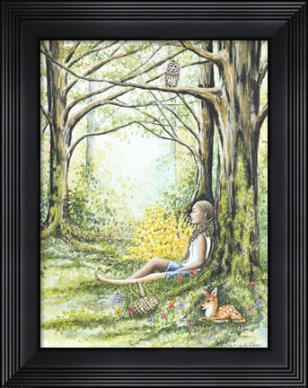 Framed Forest Meditation Print