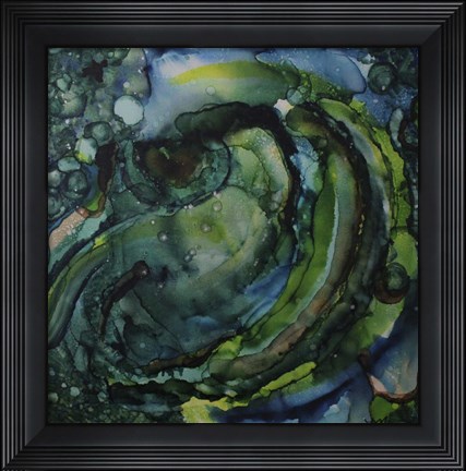 Framed Earth Wave Print