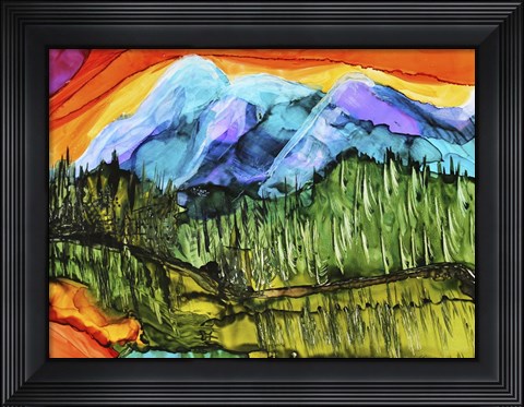 Framed Magic Mountain Print